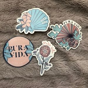 Pastel pura vida stickers